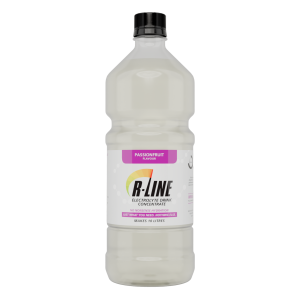 R-Line electrolyte drink concentrate bottle, passionfruit flavor, makes 10 litres